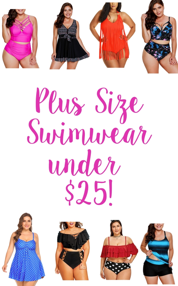 Plus-Size Swimsuits under $25!