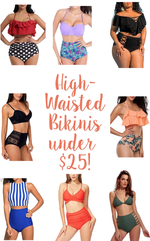 High-Waisted Bikinis under $25