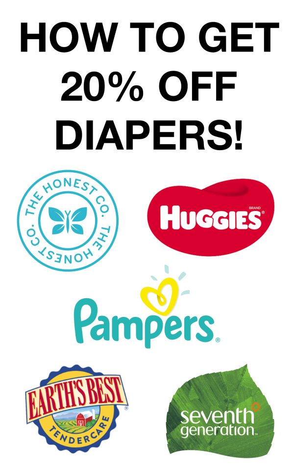 How to get 20% off Diapers!