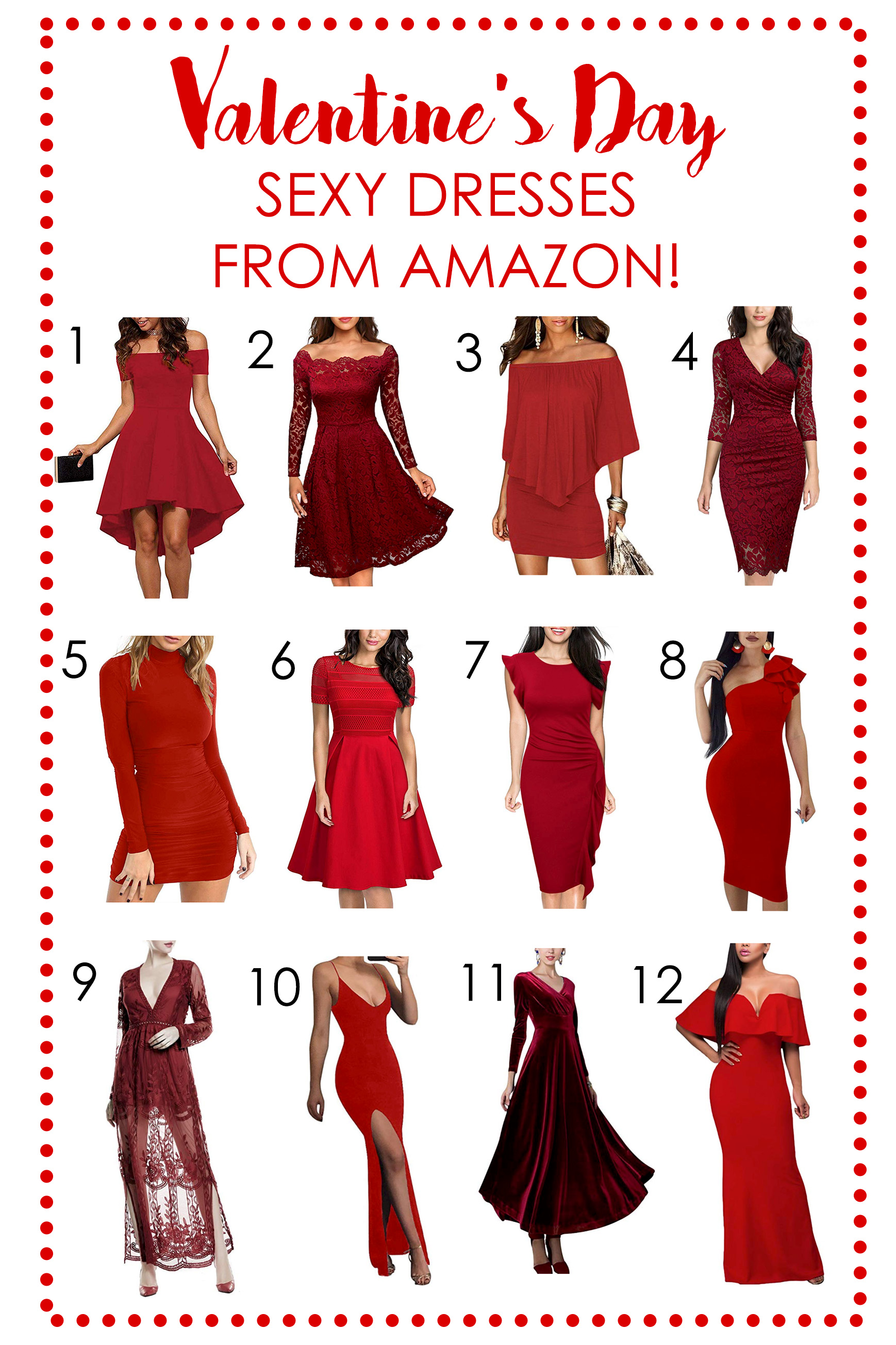 Valentine’s Day Dresses from Amazon! Great Finds
