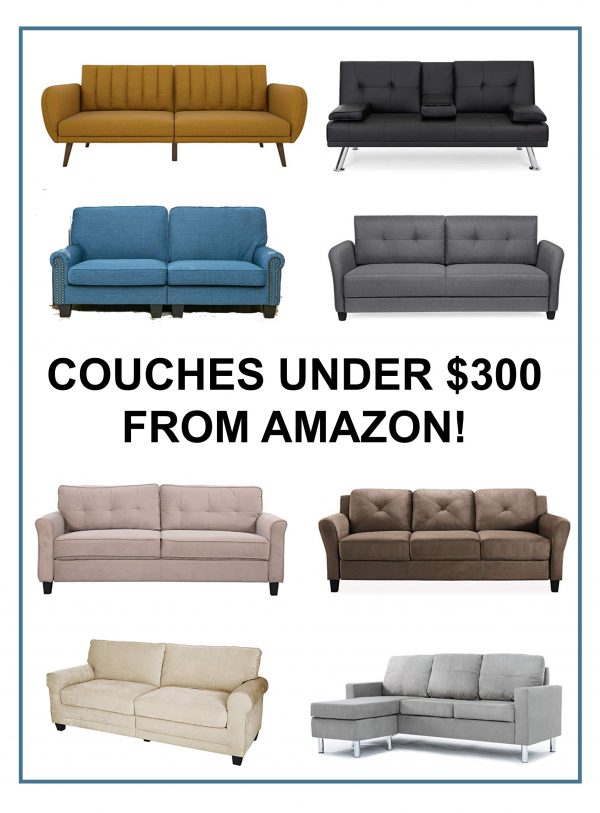 Couches under $300 from Amazon!